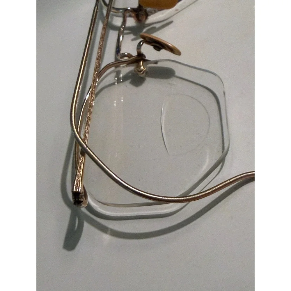 Vintage Gold Filled Wire Frames Eyeglasses Case